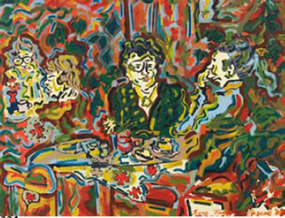 Women Communicating by Sara Tun Pascoe - Auction record, sale price, and art valuation. Compare with similar artists and explore comparable artworks.
