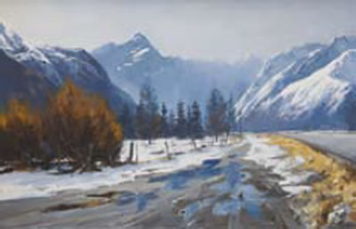 Mt Sefton by Brian Baxter - Auction record, sale price, and art valuation. Compare with similar artists and explore comparable artworks.