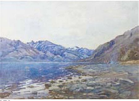 Shores of Lake Wanaka by Esther Studholme Hope - Auction record, sale price, and art valuation. Compare with similar artists and explore comparable artworks.