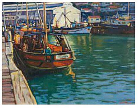 The Red Boat, Lyttelton by Owen R Lee - Auction record, sale price, and art valuation. Compare with similar artists and explore comparable artworks.