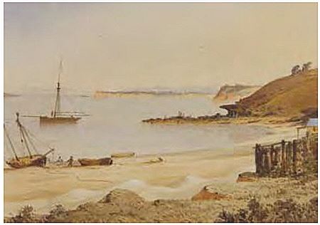 Cheltenham Beach, North Head, Auckland Harbour by George O'Brien - Auction record, sale price, and art valuation. Compare with similar artists and explore comparable artworks.