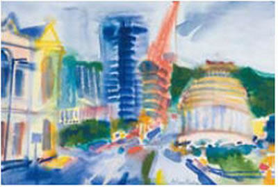 It's a Capital City by Alison Ryde - Auction record, sale price, and art valuation. Compare with similar artists and explore comparable artworks.