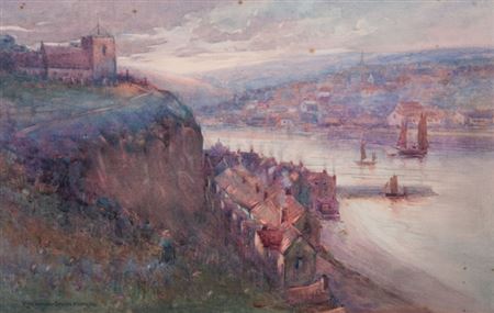 Evening Whitby, Yorkshire