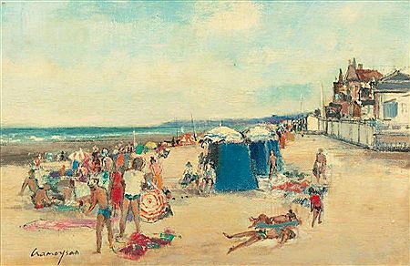 Houlgate, la plage