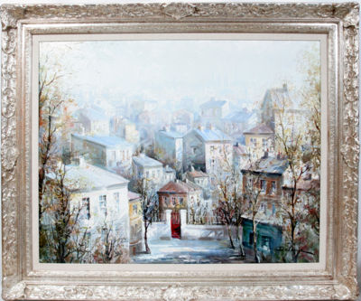 LES TOITS DE BELLEVILLE by Lucien Delarue - Auction record, sale price, and art valuation. Compare with similar artists and explore comparable artworks.