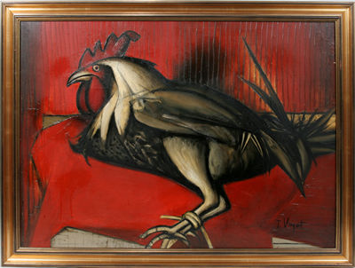 Rooster by Jacques Voyet - Auction record, sale price, and art valuation. Compare with similar artists and explore comparable artworks.