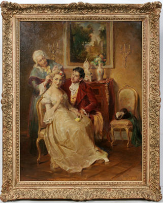 FRENCH COURTING SCENE