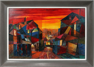 CITY SUNSET, FIRST PRIZE by John Tabb - Auction record, sale price, and art valuation. Compare with similar artists and explore comparable artworks.