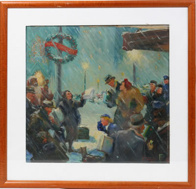 CHRISTMASTIME STREET SCENE