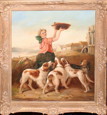GIRL WITH DOGS