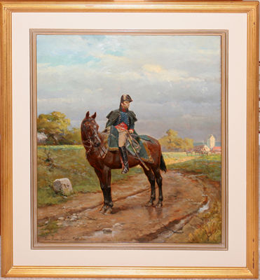 SOLDIER ON HORSEBACK
