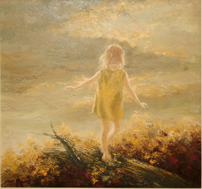 Girl in Landscape by Peter Schofield - Auction record, sale price, and art valuation. Compare with similar artists and explore comparable artworks.