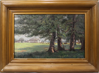 Ford Farm by Irving Reuben Bacon - Auction record, sale price, and art valuation. Compare with similar artists and explore comparable artworks.