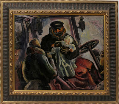 Sample artwork by William Fanning (1887 - 1986), known for figure painting and drawing, design, illustration - View similar artists and auction records