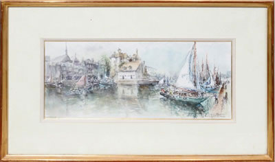 Sailboats on a Beach