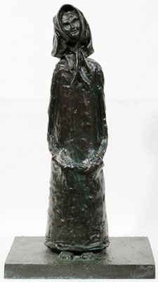 Standing Young Woman