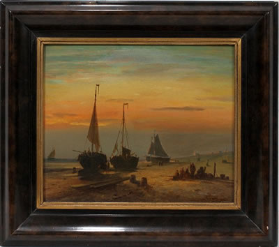 Coastal landscape by Jacob Willem Gruyter - Auction record, sale price, and art valuation. Compare with similar artists and explore comparable artworks.