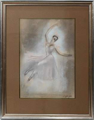 Ballerina by Georgia Carroll - Auction record, sale price, and art valuation. Compare with similar artists and explore comparable artworks.
