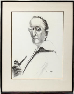 Portrait of Israel Abramofsky: Self-portrait