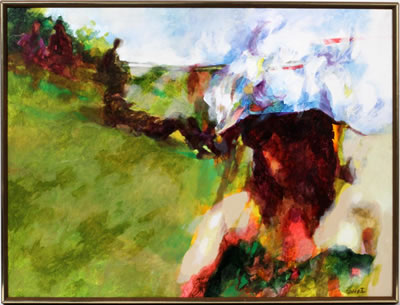 "White Plumes at Golden Gate"