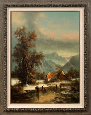 Winter Mountain Landscape