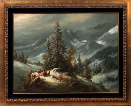 Winter Mountain Landscape