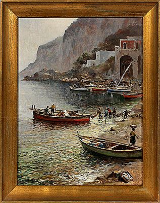 Capri by Valentino White - Auction record, sale price, and art valuation. Compare with similar artists and explore comparable artworks.