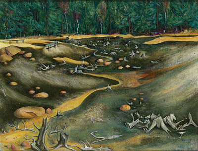 Der leere Teich by Arnulf Neuwirth - Auction record, sale price, and art valuation. Compare with similar artists and explore comparable artworks.
