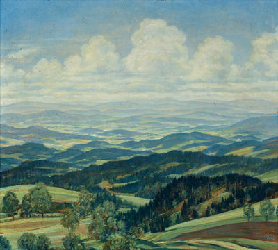 Mühlviertel by Hans Pollack - Auction record, sale price, and art valuation. Compare with similar artists and explore comparable artworks.