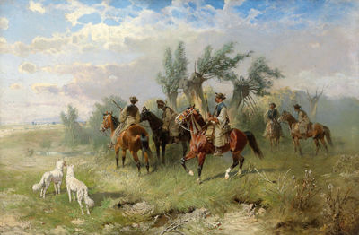 Sample artwork by Hans Haag (1841 - 1919), known for painting - View similar artists and auction records
