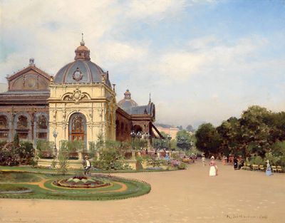 Motiv aus Karlsbad by Karel Liebscher - Auction record, sale price, and art valuation. Compare with similar artists and explore comparable artworks.
