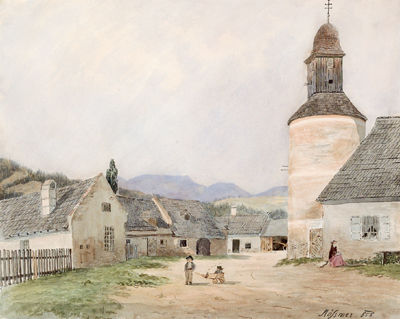 Bauernhof und Speicher by Raimund Mossmer - Auction record, sale price, and art valuation. Compare with similar artists and explore comparable artworks.