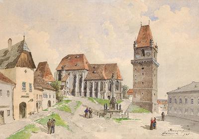 Der Hauptplatz in Perchtoldsdorf by Vincenz Havlicek - Auction record, sale price, and art valuation. Compare with similar artists and explore comparable artworks.