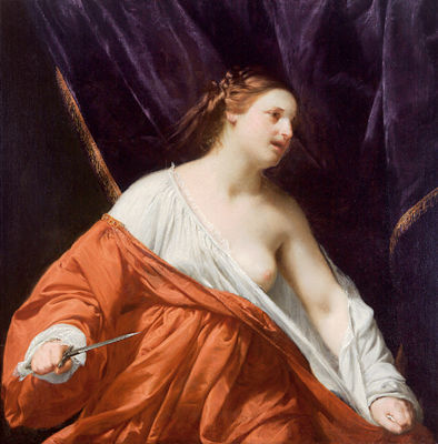Sample artwork by Guido Cagnacci (1601 - 1663), known for eroticized religious and mythology painting, chiaroscuro - View similar artists and auction records