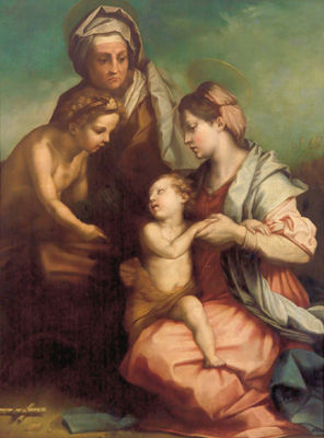 The Virgin and Child with the Infant Baptist and St. Anne