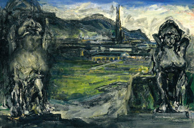 "Blick auf Wien" (vom Belvedere)