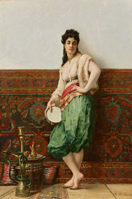 Sample artwork by Pierre Louis Leger Vauthier (1845 - 1916), known for paintings - View similar artists and auction records