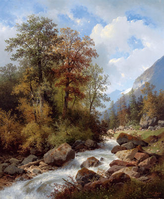 At the Mountain Stream