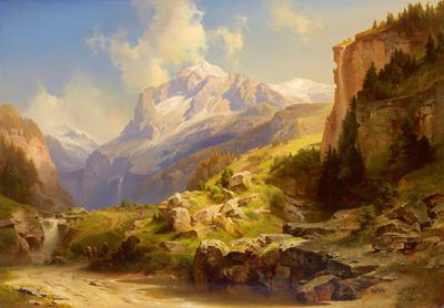 "Der Mellnik im Maltathal in Kärnten by Anton Hansch - Auction record, sale price, and art valuation. Compare with similar artists and explore comparable artworks.