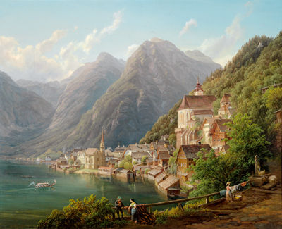 Ein Blick auf Hallstatt