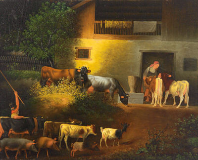 Sample artwork by Johann Michael Neder (1807 - 1882), known for portrait, figure, genre painting - View similar artists and auction records