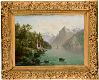 Sample artwork by Anton Pick (1840 - 1903), known for landscape painting - View similar artists and auction records