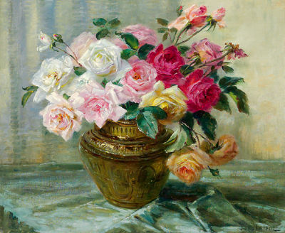A Colourful Bunch of Flowers in a Vase