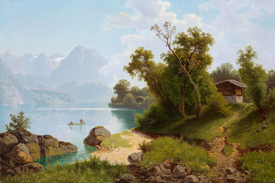 View of a Mountain Lake