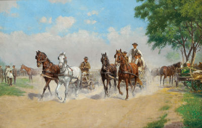 On the way to the Horse Market