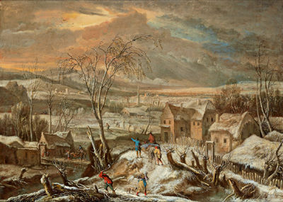Sample artwork by Anton Faistenberger (c. 1663 - 1708), known for figure, landscape painting - View similar artists and auction records