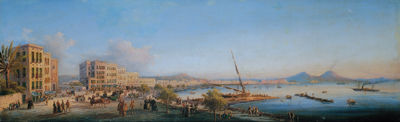 View of Naples from the west / Napoli da Occidente