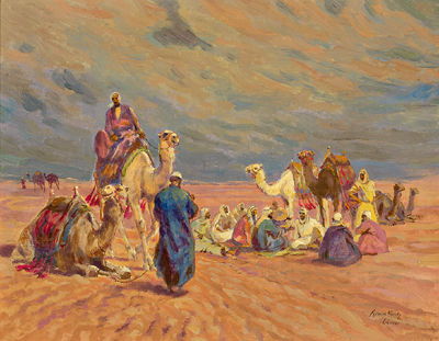 Caravan at rest