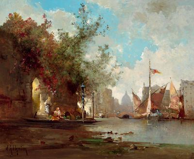 Sample artwork by Jean D'alheim (1832 - 1894), known for painting - View similar artists and auction records