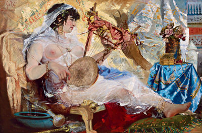 Sample artwork by Leo Diet (1857 - 1942), known for figure, genre, oriental painting - View similar artists and auction records